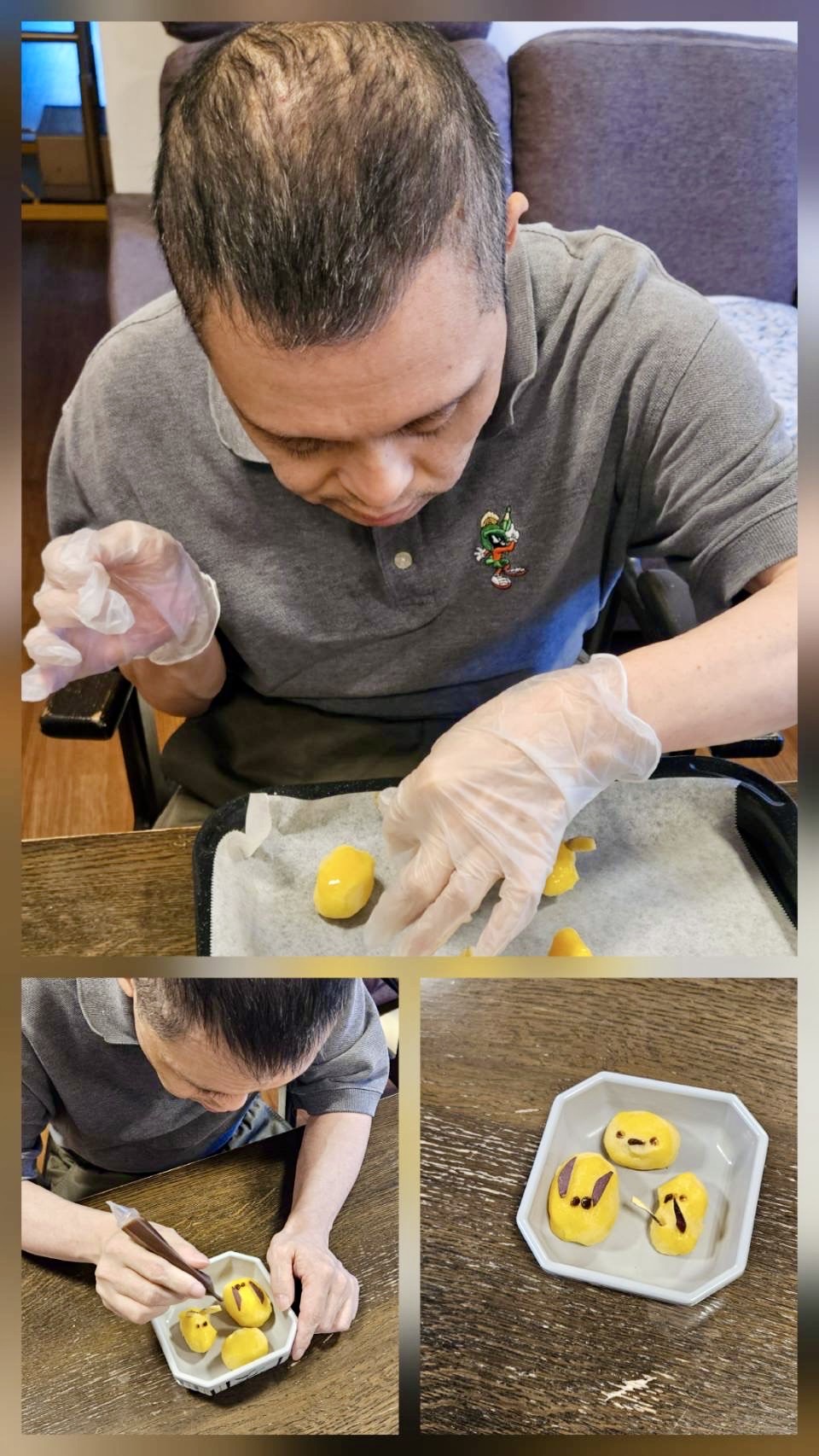 可愛いおやつ作り