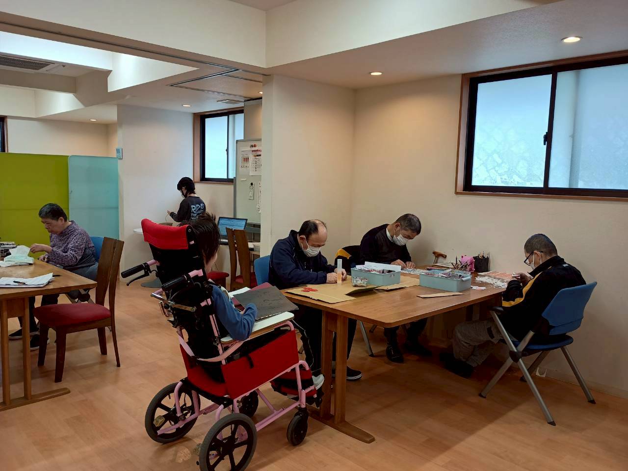 手芸・作業の様子